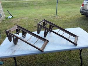 lot 140 image: HOMEMADE WHEEL RAMPS