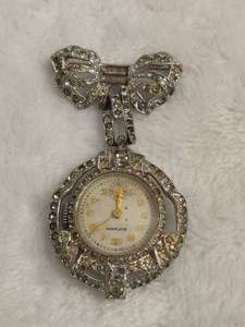 lot 70 image: Art Deco Rhinestone Lapel PinWatch