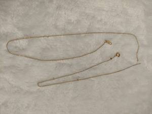 lot 81 image: 14K Gold Necklace - Damaged
