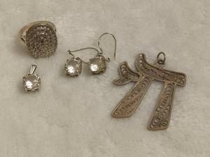 lot 99 image: Sterling925 Assorted Jewelry