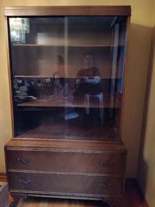 lot 146 image: Vintage Rway China Cabinet