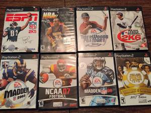 lot 215 image: Play Station 2 Sports Games