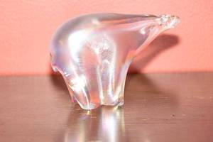 lot 31 image: Irredescent Polar Bear Paperweight