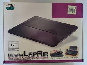 lot 257 image: Lap Air Notebook Cooling Pad New in Box
