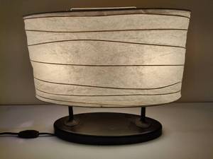 lot 261 image: Paper Lantern Style Desk Lamp
