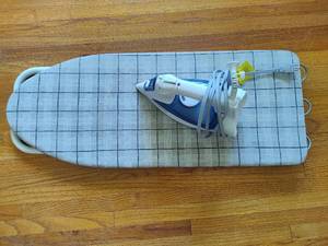 lot 269 image: Rowenta Iron & Fold-Up Ironing Board
