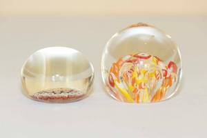 lot 25 image: Murano Millefiori Glass Paperweights