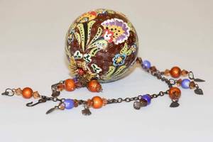 lot 175 image: Turkish Ceramic Art Hanging Pottery Ball