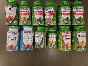 lot 35 image: Collection of 12 Vitafusion Gummy Vitamins Assorted Types