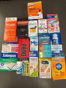 lot 46 image: Collection of Dietary Supplements, Pain Relief, and Hydration Products
