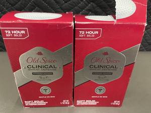 lot 52 image: Lot of 2 Old Spice Clinical Sweat Defense Soft Solid 1.7oz