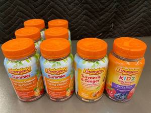 lot 59 image: Lot of 8 Emergen-C Immune Support Gummies Assorted Varieties