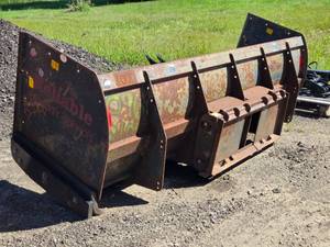 Skid Loader Snow Pusher by FFC LAF3617-0022