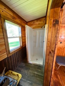 Amish Built 12 x 20 with porch Cabin/Bunk house/She Shed/Hunting Shack