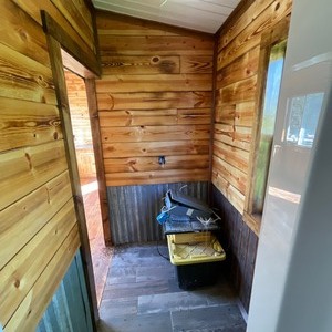 Amish Built 12 x 20 with porch Cabin/Bunk house/She Shed/Hunting Shack