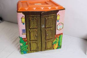 lot B-101 image: Vintage Barbie Country Living Home Fold-Out Dollhouse