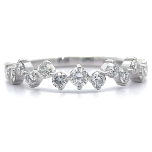 lot 58 image: NEW 0.50 Carat Diamond Icicle Snowflake Ring VIDEO