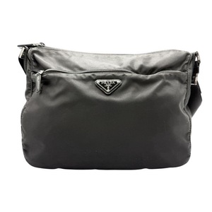 lot 35C image: Prada Black Tessuto Nylon Crossbody Messenger Bag Pre-Owned Retail $950
