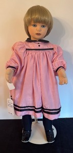 lot 51 image: Sara Rose Felt Sculpted Doll by Carla Thompson
