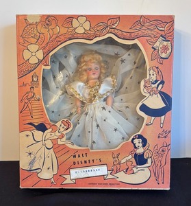 lot 83 image: Vintage Walt Disney Cinderella Doll in Original Box