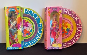 lot 86 image: Vintage Rock Flowers Rosemary and Lilac Dolls in Original Packaging with Records