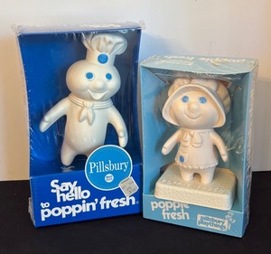 lot 87 image: Poppin Fresh and Poppie Fresh Dolls in Sealed Packaging