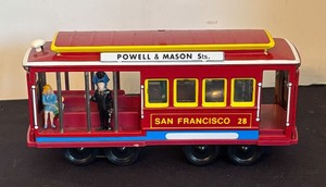 lot 89 image: San Francisco Cable Car Diecast Toy
