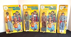 lot 159 image: Set of 4 Welcome Back Kotter Dolls - Mr. Kotter, Horshack, Washington, Epstein