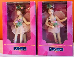 lot 461 image: Pair of Porcelain Ballerina Dolls