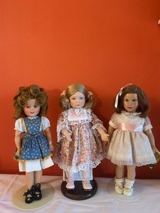 lot 462 image: Three Adorable Collectible Dolls including Effanbee