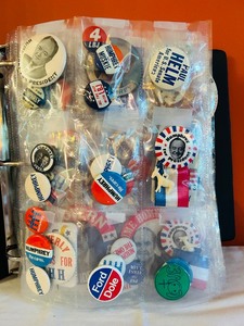 lot 175 image: Large Political Button Collection