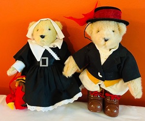 lot 182 image: Two Muffy Vanderbilt Collectible Teddy Bears
