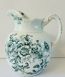 lot 117 image: Vintage Transfer Ware Pitcher