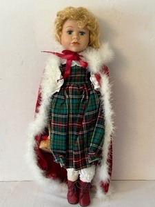 lot 119 image: Vintage Doll with Little Red Riding Hood Outfit