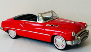 lot 120 image: Voiture 50s Buick Standard Red Convertible Sedan Friction Toy