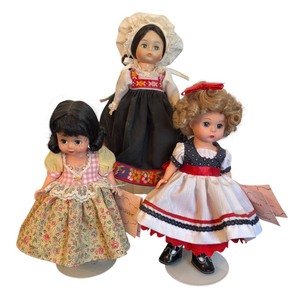 lot 107R image: Set of 3 Madame Alexander Dolls - Patriot, Sweet Story, Little Women