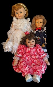 lot 261 image: Set of 3 Vintage Dolls including Marie Osmond Limited Edition Doll, Toddles American Character Doll and Ideal Goody Two Shoes Doll