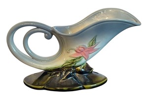 lot 306 image: Vintage Hull Pottery Vase with Floral Design