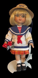 lot 450 image: Mary Engelbreit Ann Estelle Doll with Sailor Outfit and Straw Hat
