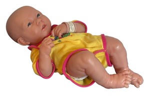 lot 508 image: Berenguer Realistic Baby Doll with Hospital Bracelet