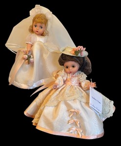lot 520 image: Madame Alexander The Special Moments Collection Bride Doll and Suellen OHara Doll
