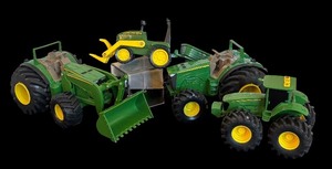 lot 525 image: John Deere Tractors and Forklift