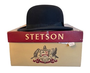 lot 529 image: Vintage Stetson Bowler Hat with Original Box