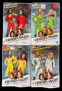 lot 137 image: Set of 4 Hasbro Charlies Angels Dolls in Original Packaging