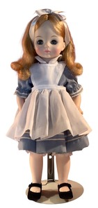 lot 413 image: Madame Alexander Alice in Wonderland Doll with Blue Dress