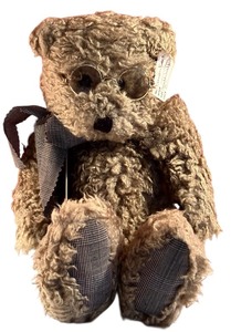 lot 430 image: J.B. Bean and Associates 15-Inch Vintage Stuffed Bear with Glasses