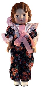 lot 472 image: 1991 Daisy Kingdom 17.5 Inch Vintage Doll with Original Clothes