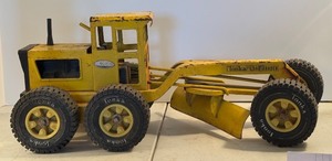 lot 483 image: Vintage Tonka Steel Classics Road Grader 1960s-1970s 1