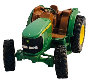 lot 487 image: Tomy John Deere Tough Tractor Toy