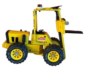 lot 11 image: Vintage 1970s Tonka Pressed Steel Forklift Toy